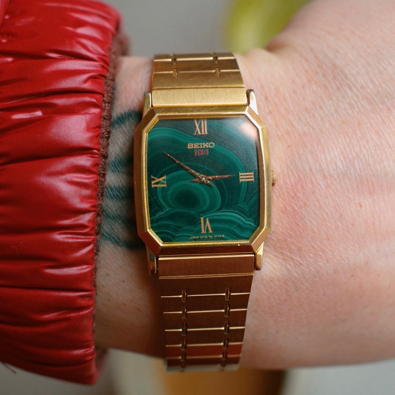 Seiko Quartz - Malachite Dial