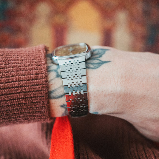 Seiko Quartz – Custom Serpentine Stone Dial