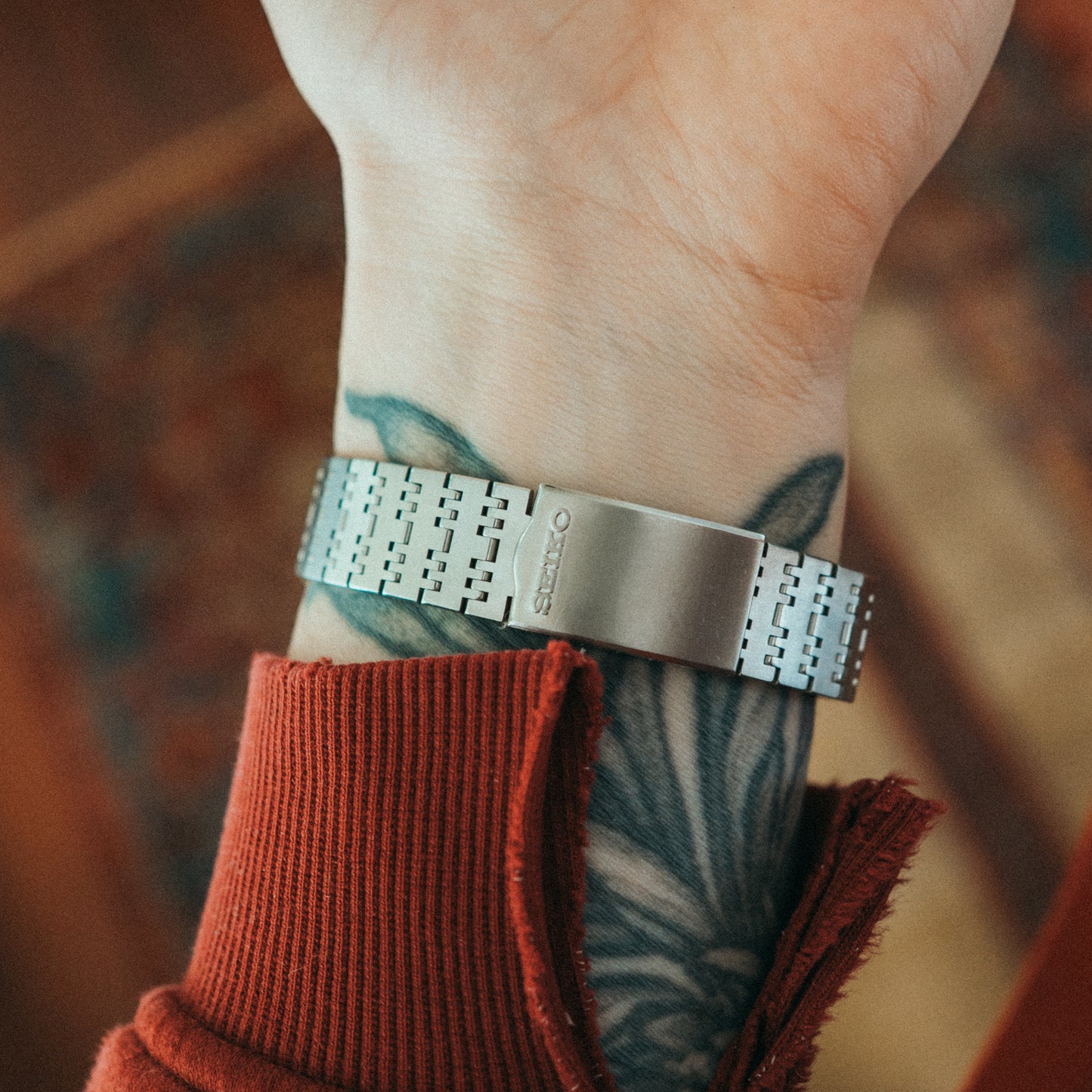 Seiko Quartz Faceted Crystal