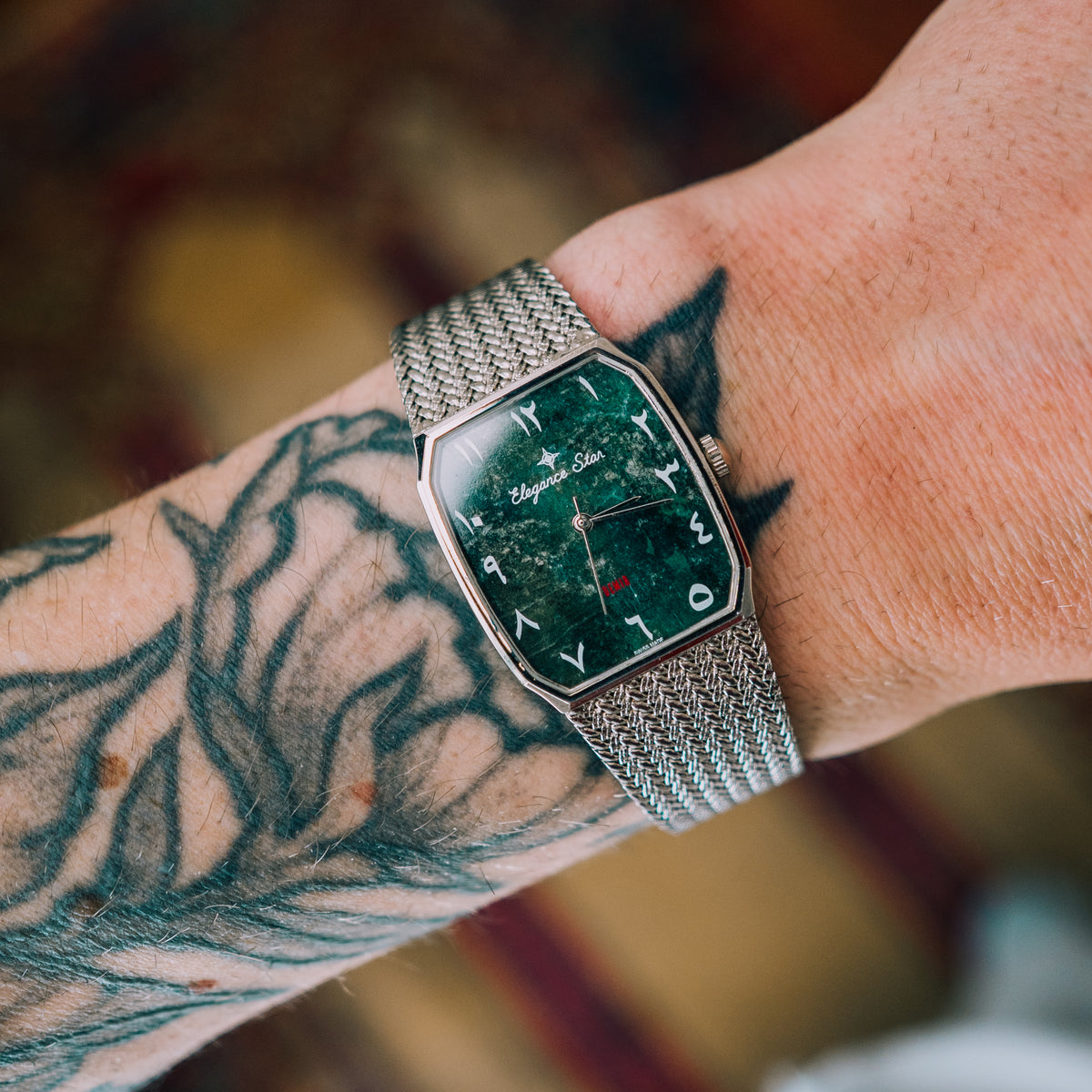 Elegance Star Green Serpentine