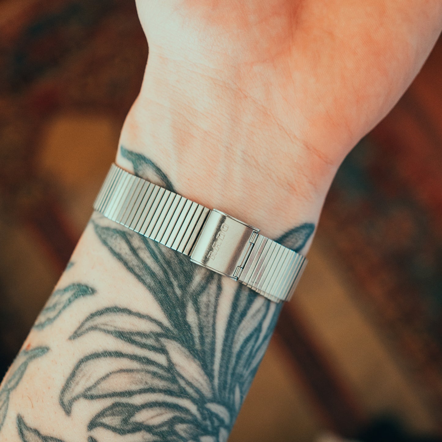 Rado Diastar side profile on wrist