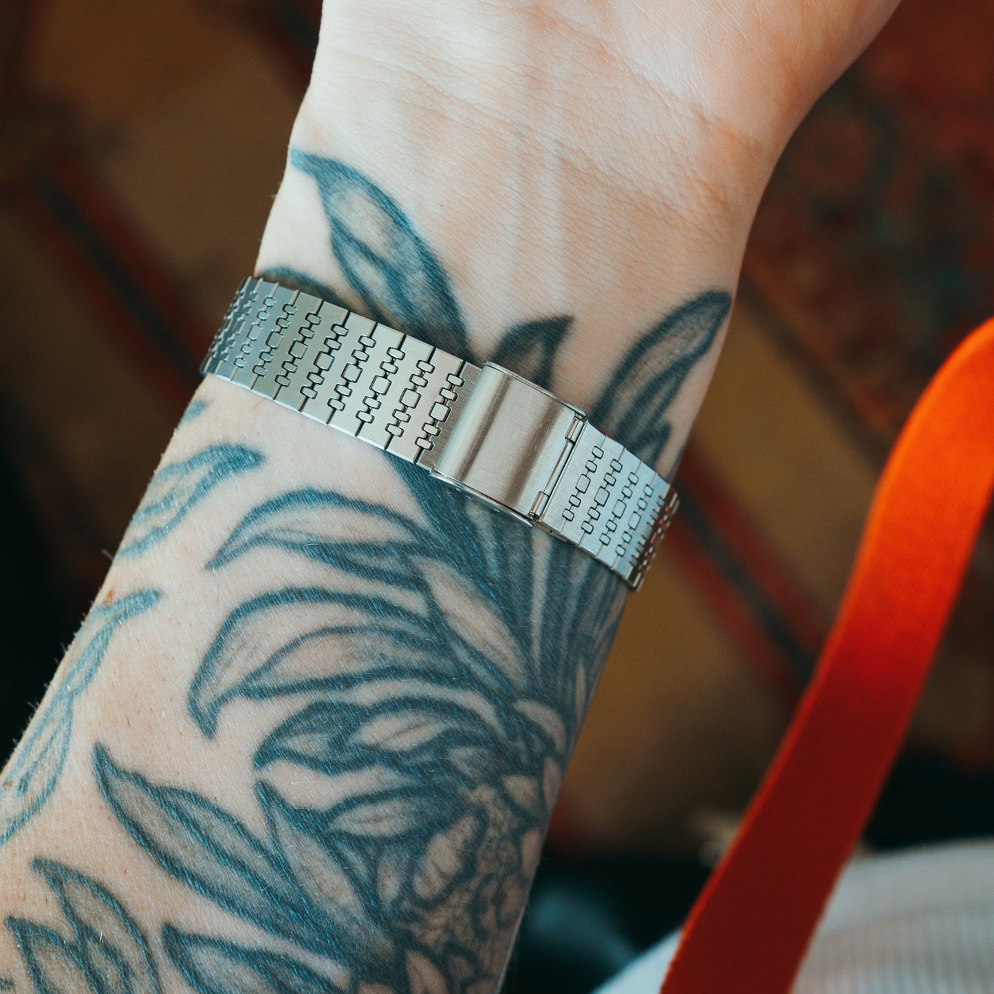 Seiko Emblem bracelet clasp detail
