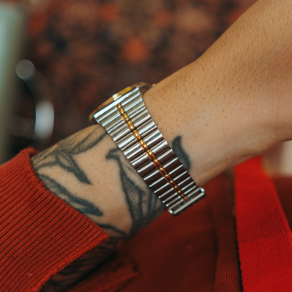 Rado Quartz Two Tone clasp view