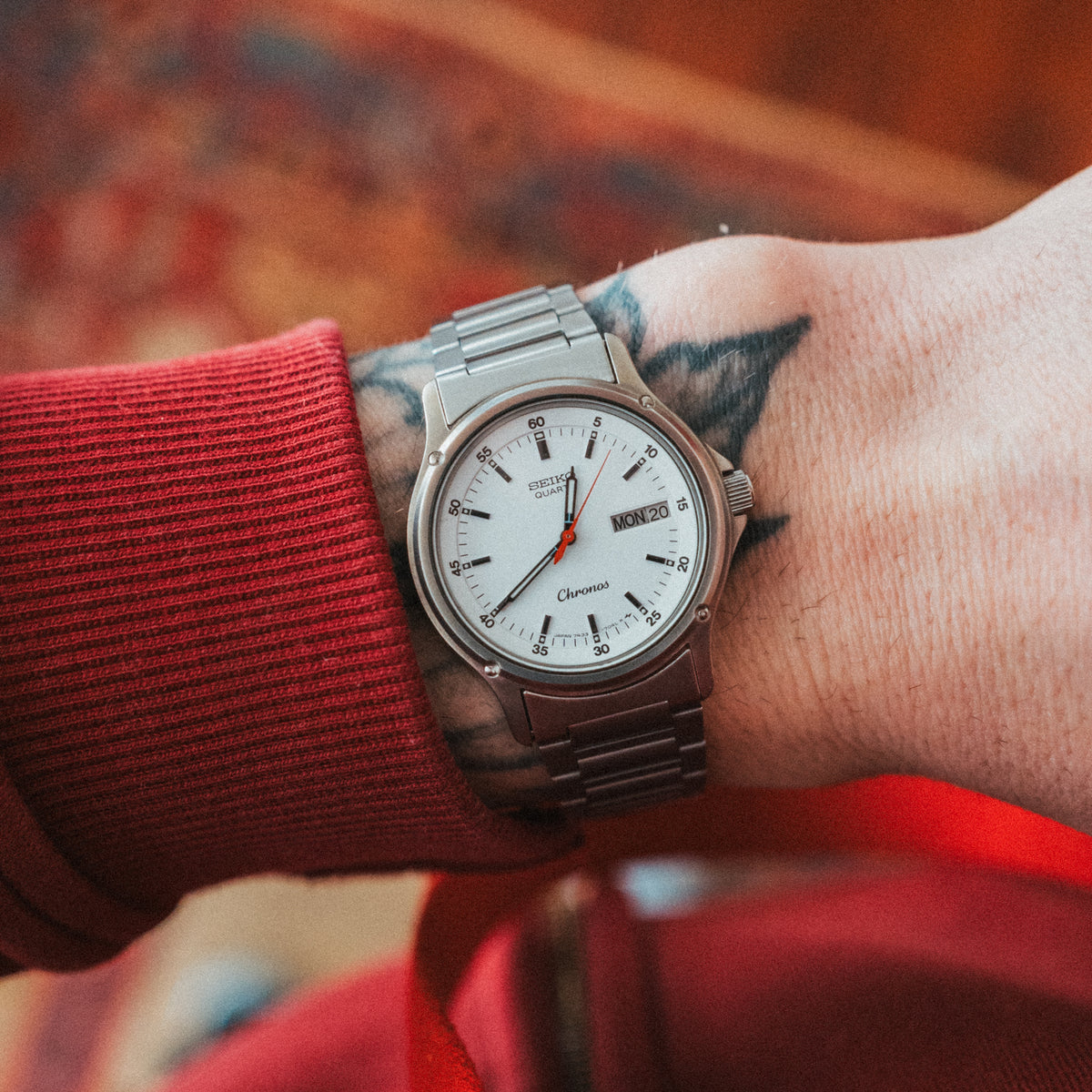 Seiko Chronos – White Sport Dial