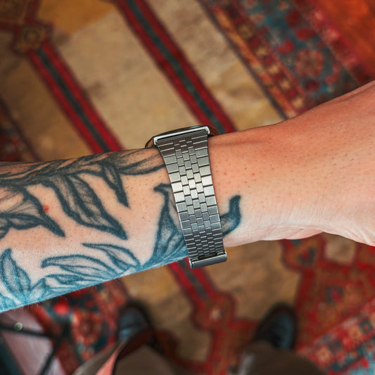Seiko Penny Dial clasp detail on wrist