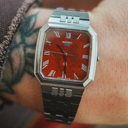 Seiko Quartz - Red Jasper