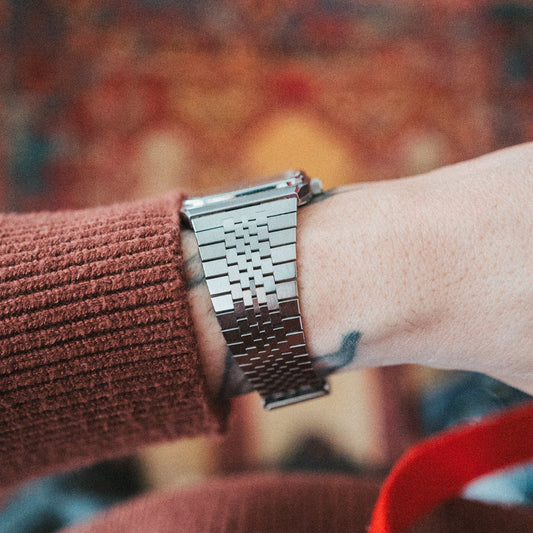 Seiko Quartz – Custom Burl Wood Dial