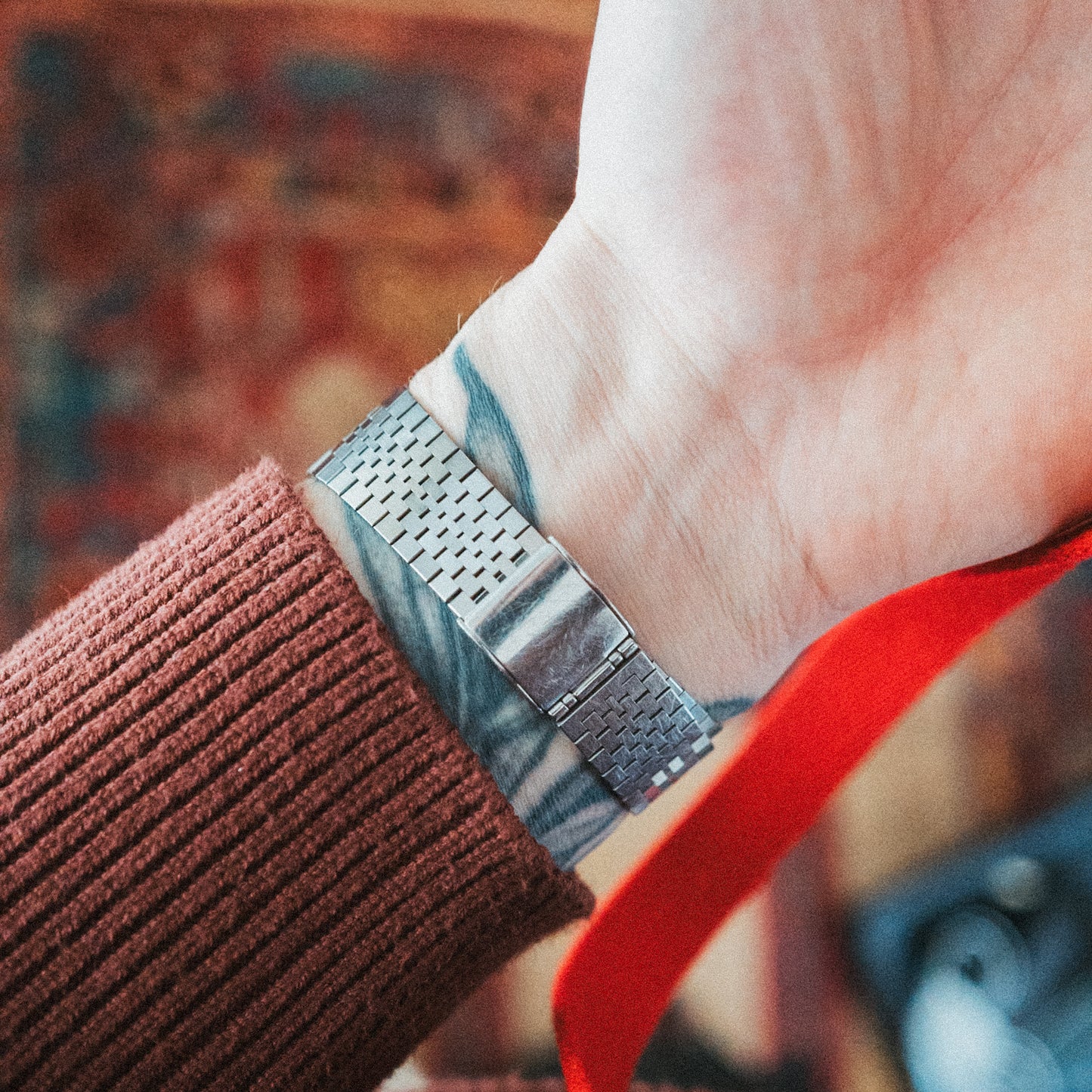 Seiko Quartz – Custom Burl Wood Dial