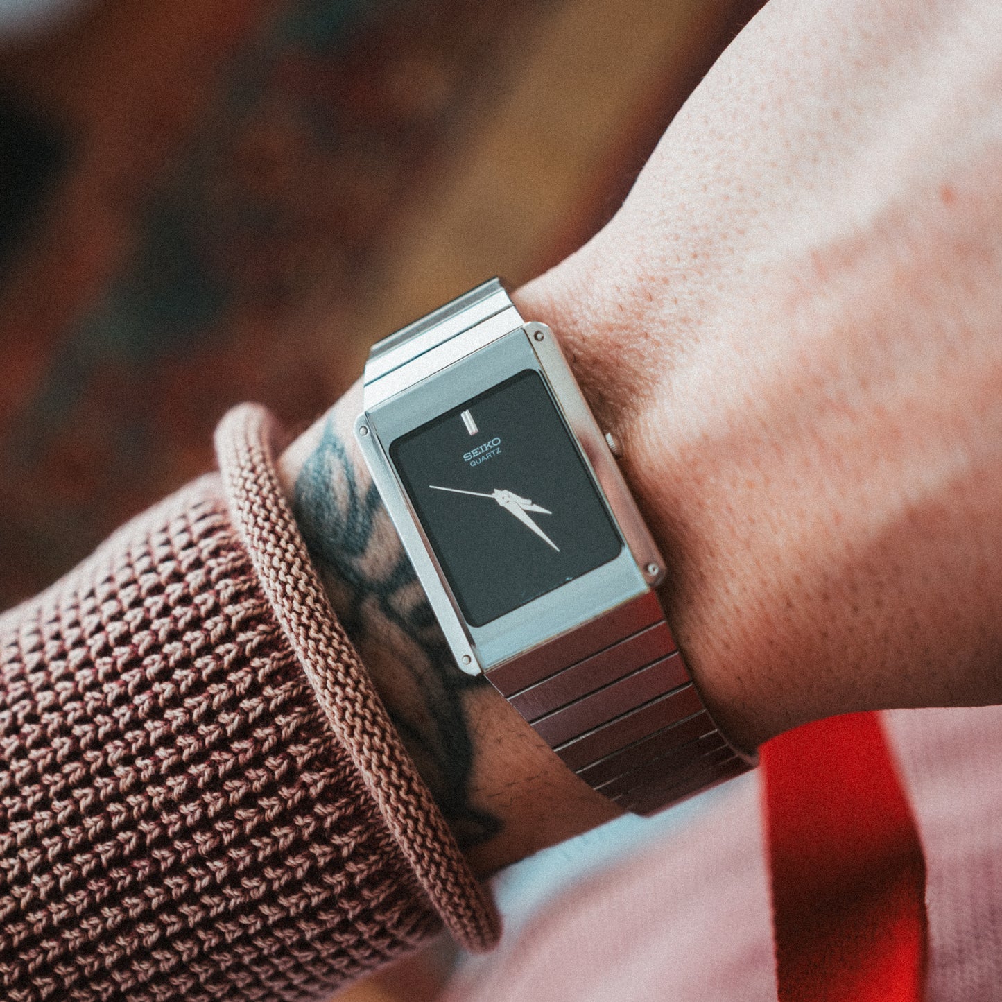 Seiko Quartz – Minimalist Black Dial