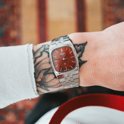 Seiko Quartz - Red Jasper