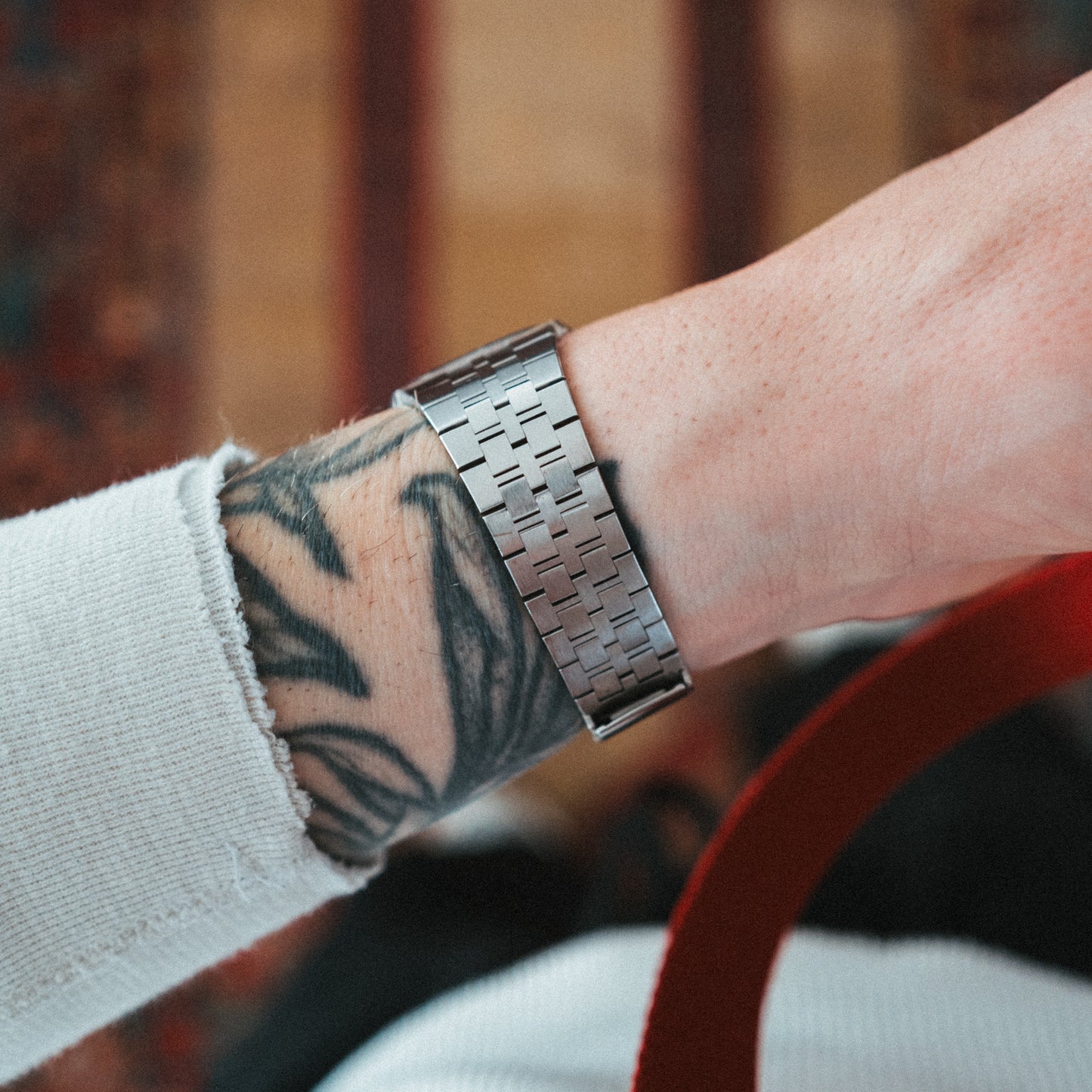 Seiko Quartz - Red Jasper