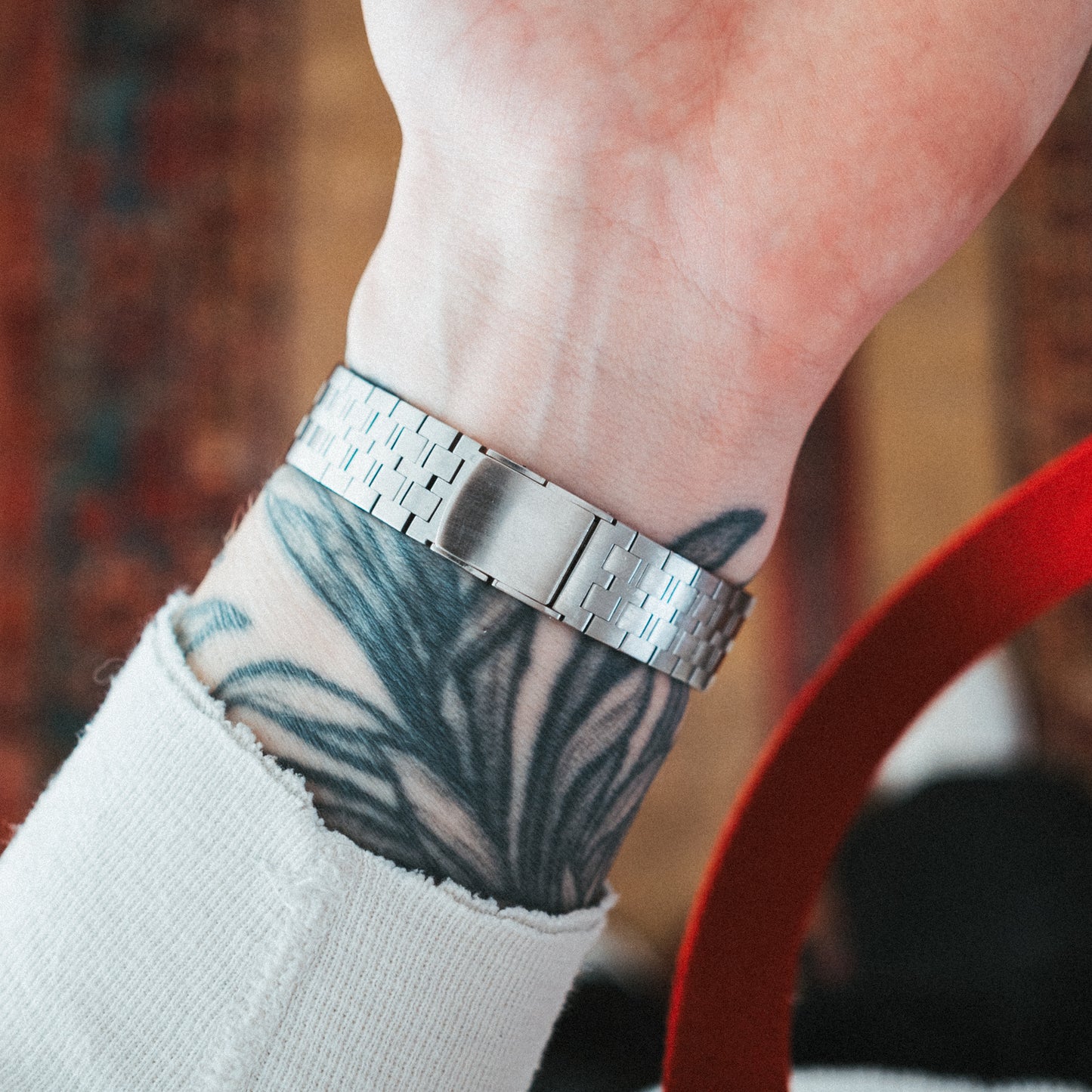 Seiko Quartz - Red Jasper