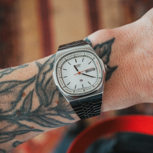 Seiko Quartz - White Rally Dial