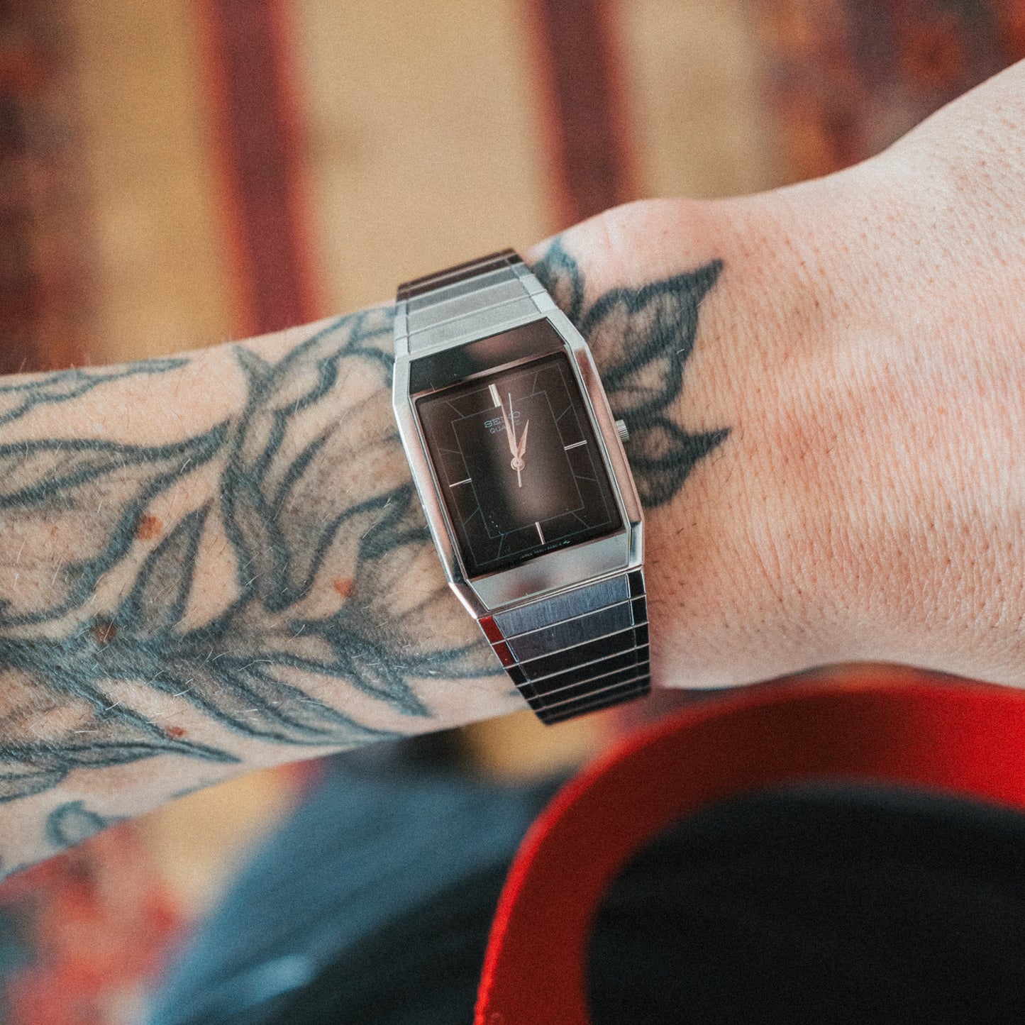 Seiko Quartz – Black Mirror Dial