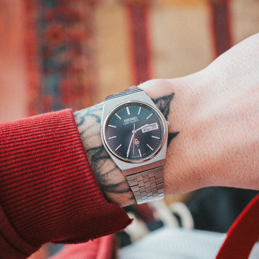 Seiko Lord Quartz – Blue Textured Dial