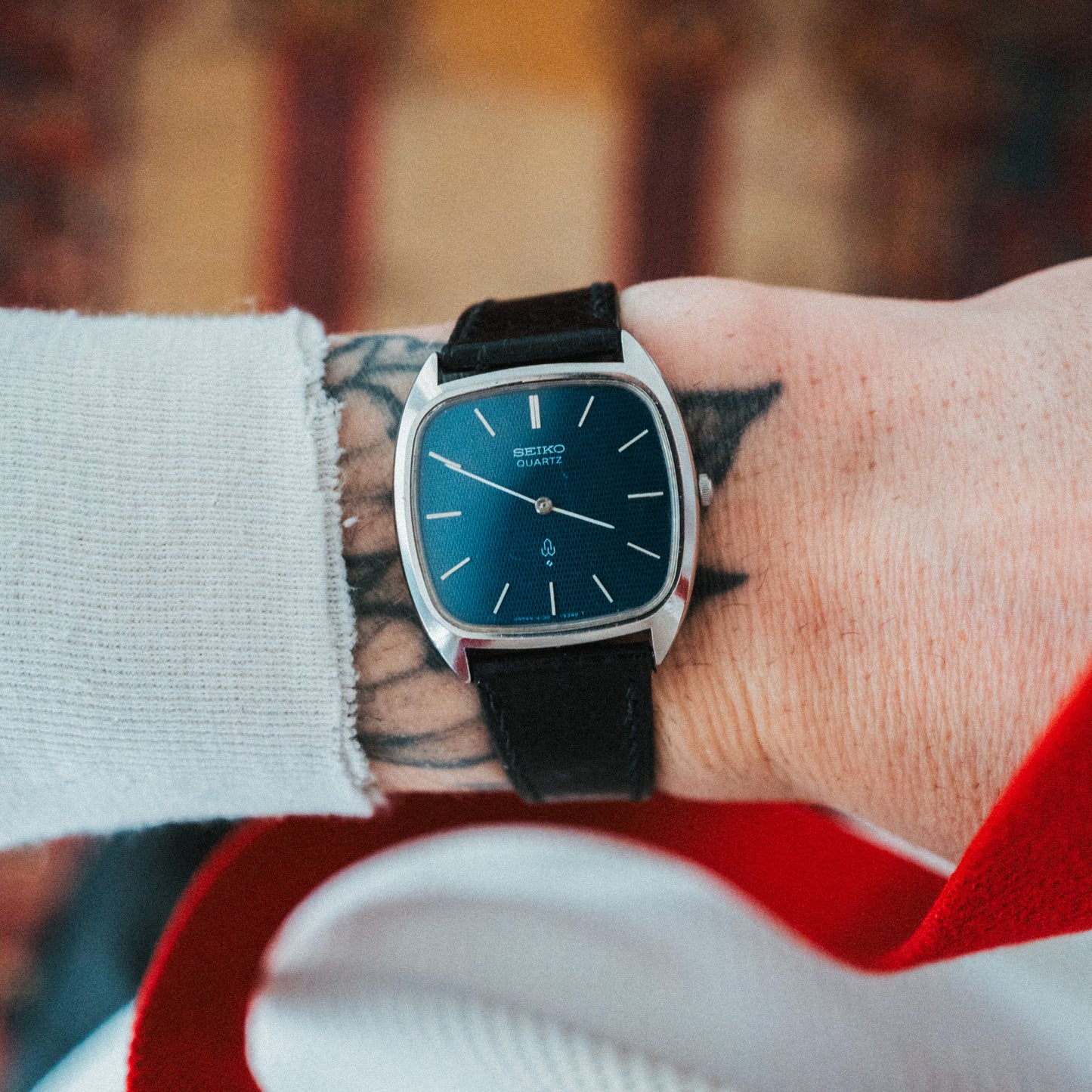 Seiko Quartz – Blue Textured Dial
