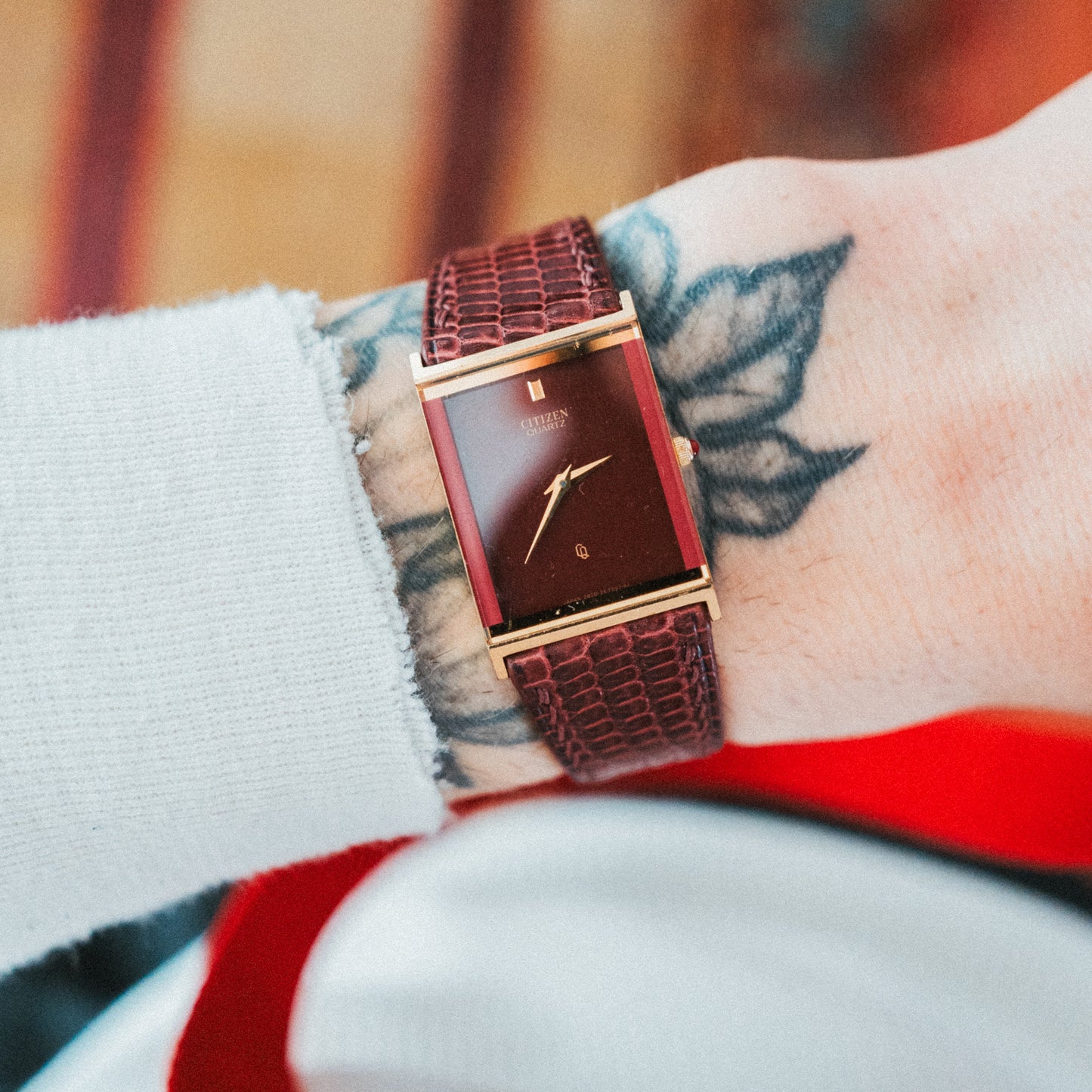 Citizen Quartz – Burgundy Tank