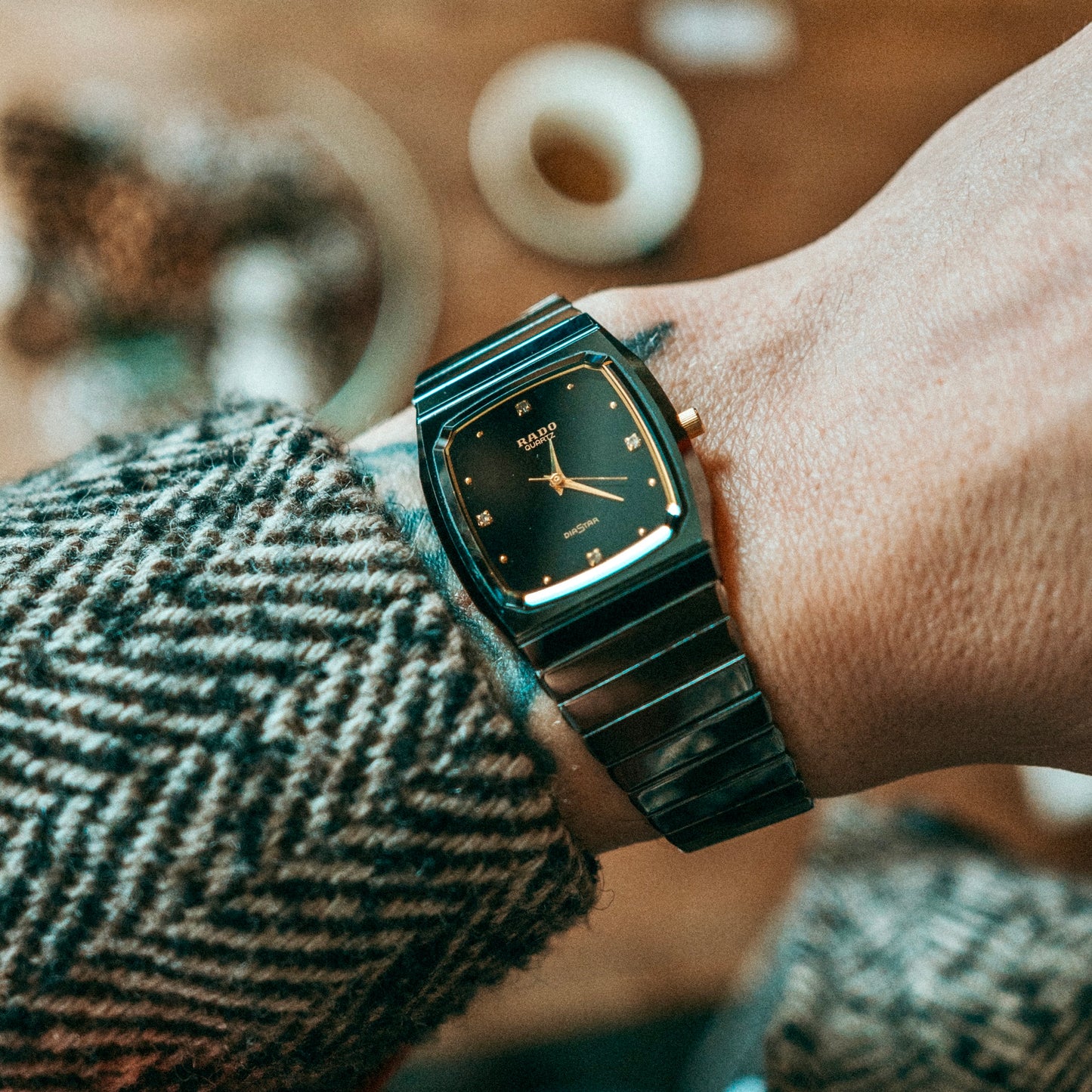 Rado Quartz - Black & Gold