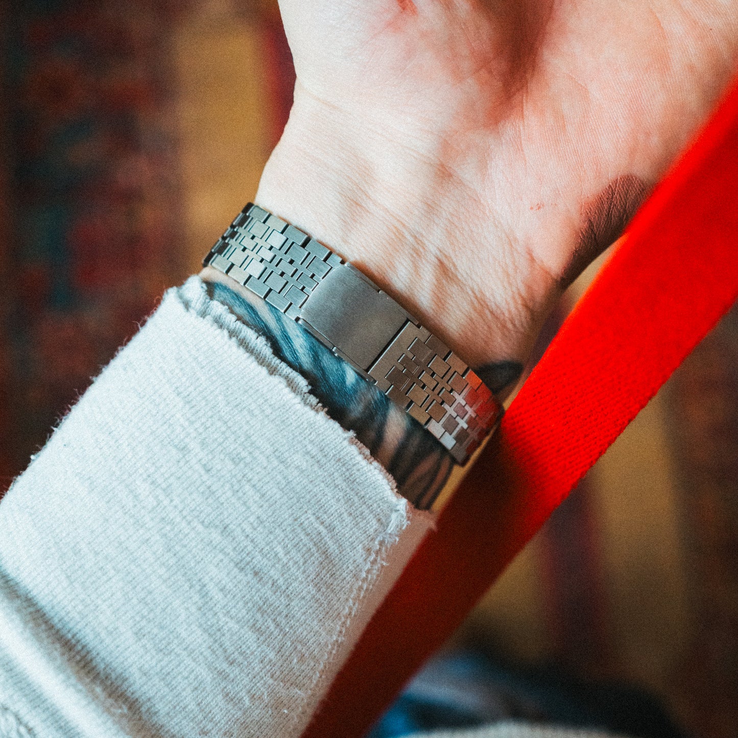 Seiko Quartz – Custom Red Jasper Dial