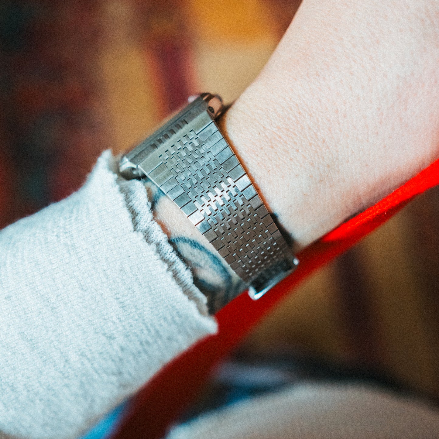 Seiko Quartz – Custom Red Jasper Dial