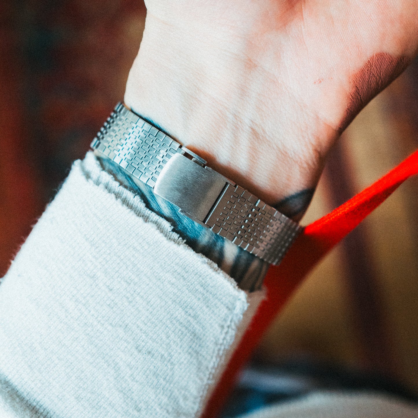 Seiko Quartz – Custom Red Jasper Dial