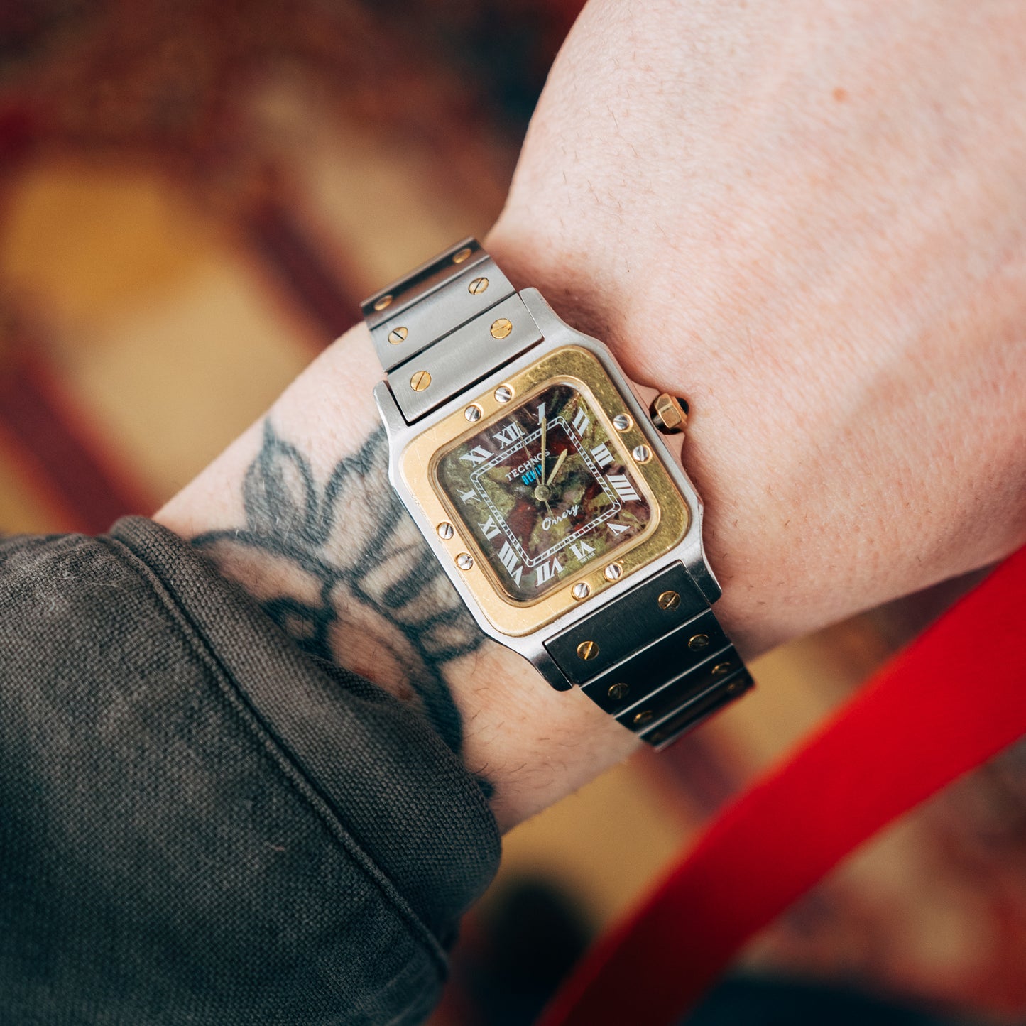 Technos Orrery - Custom Stone Dial