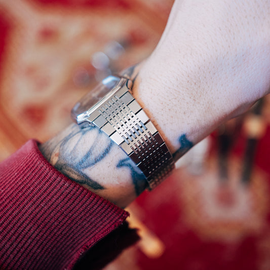 Seiko Quartz Custom Stone Dial - Dragons Blood Jasper