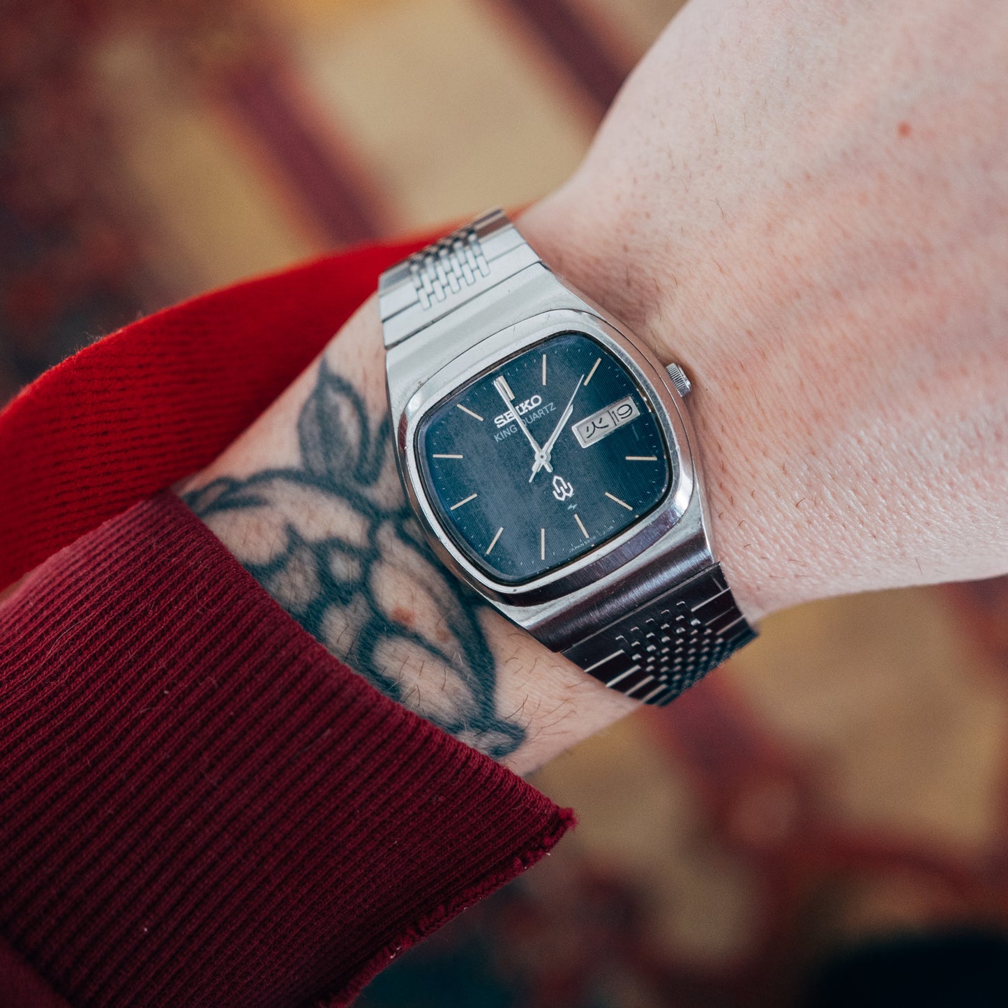 Seiko King Quartz Texture Dial