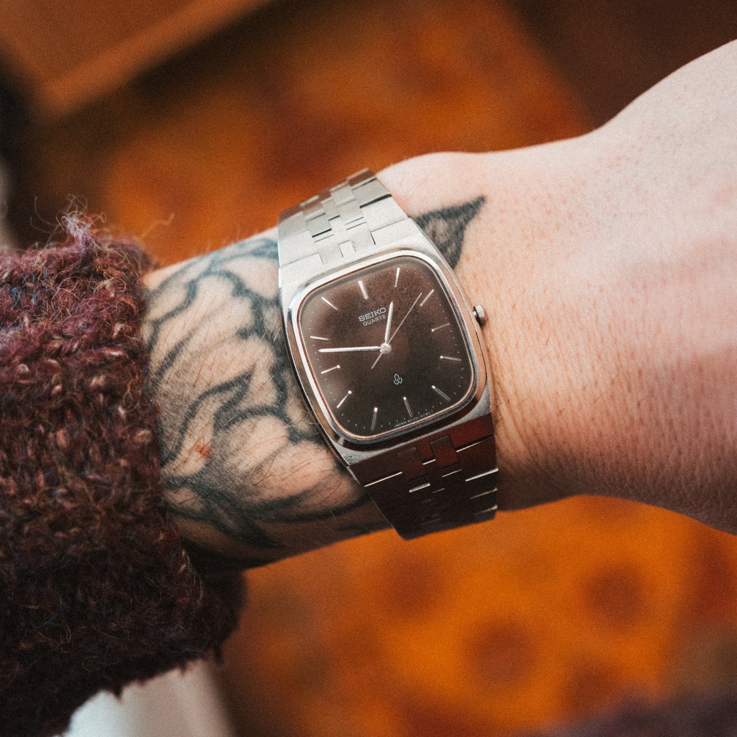 Seiko Quartz - Brush Brass Dial