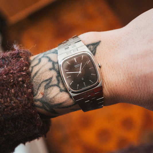 Seiko Quartz - Brush Brass Dial