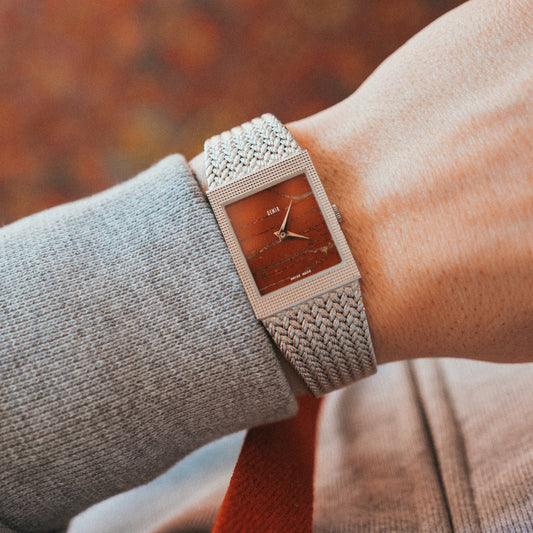 Demir Prototype — Red Jasper Dial