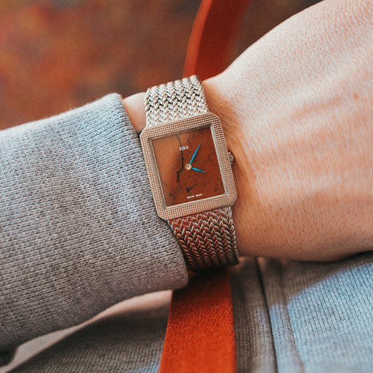 Demir Prototype — Red Jasper Dial