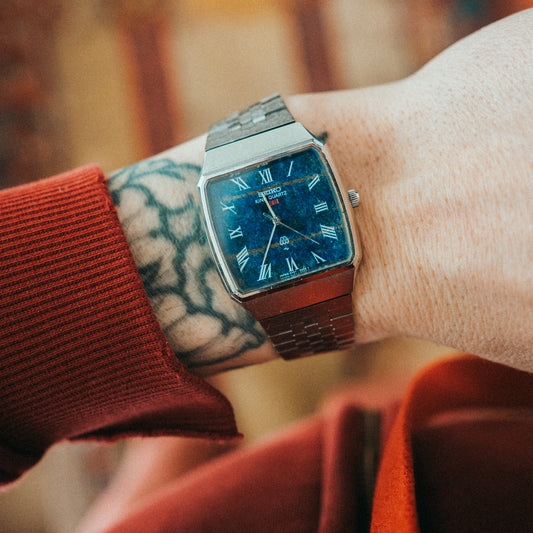 Seiko King Quartz - Blue Lapis Dial