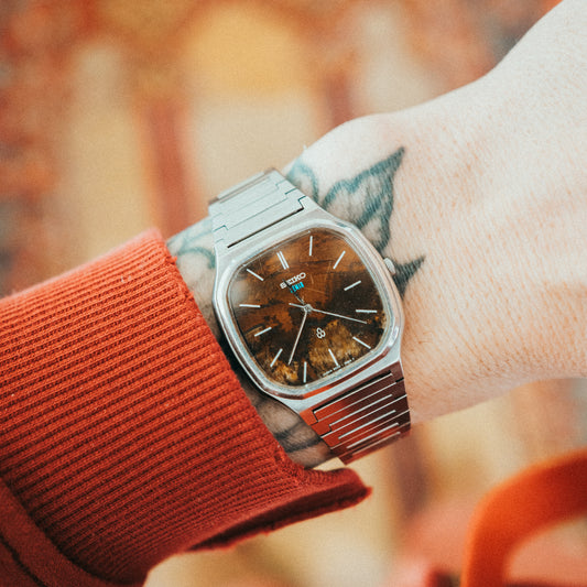Seiko Burl Wood Dial