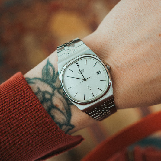 Seiko Quartz Cushion