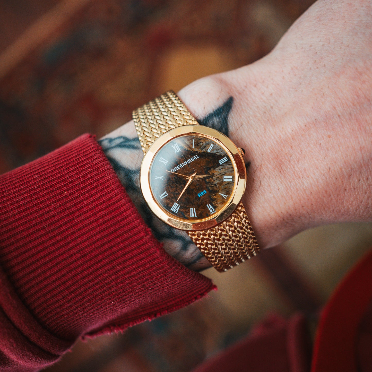 Greenhebel Burlwood Dial