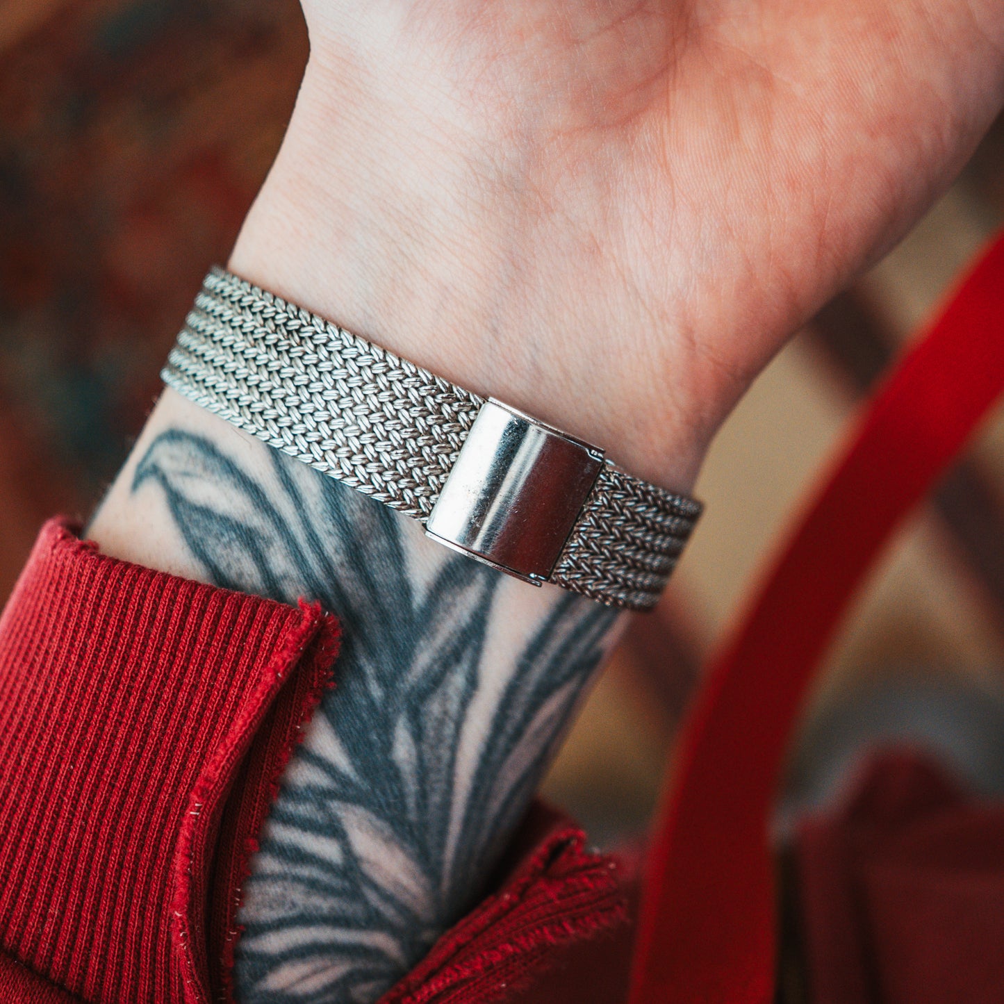 Larvan Quartz Burlwood Dial