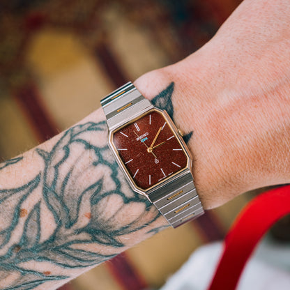 Seiko Quartz Red Garnet