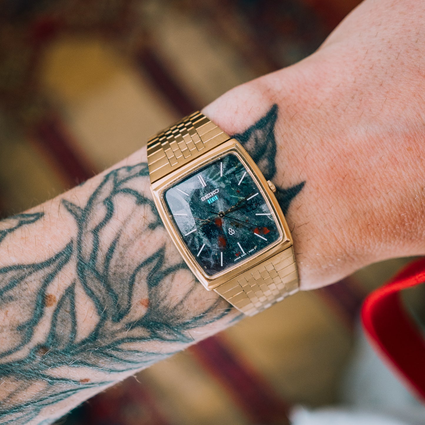 Seiko Quartz Dragons Blood Jasper