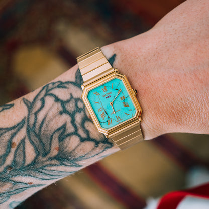 Waltham Mechanical Turquoise Dial