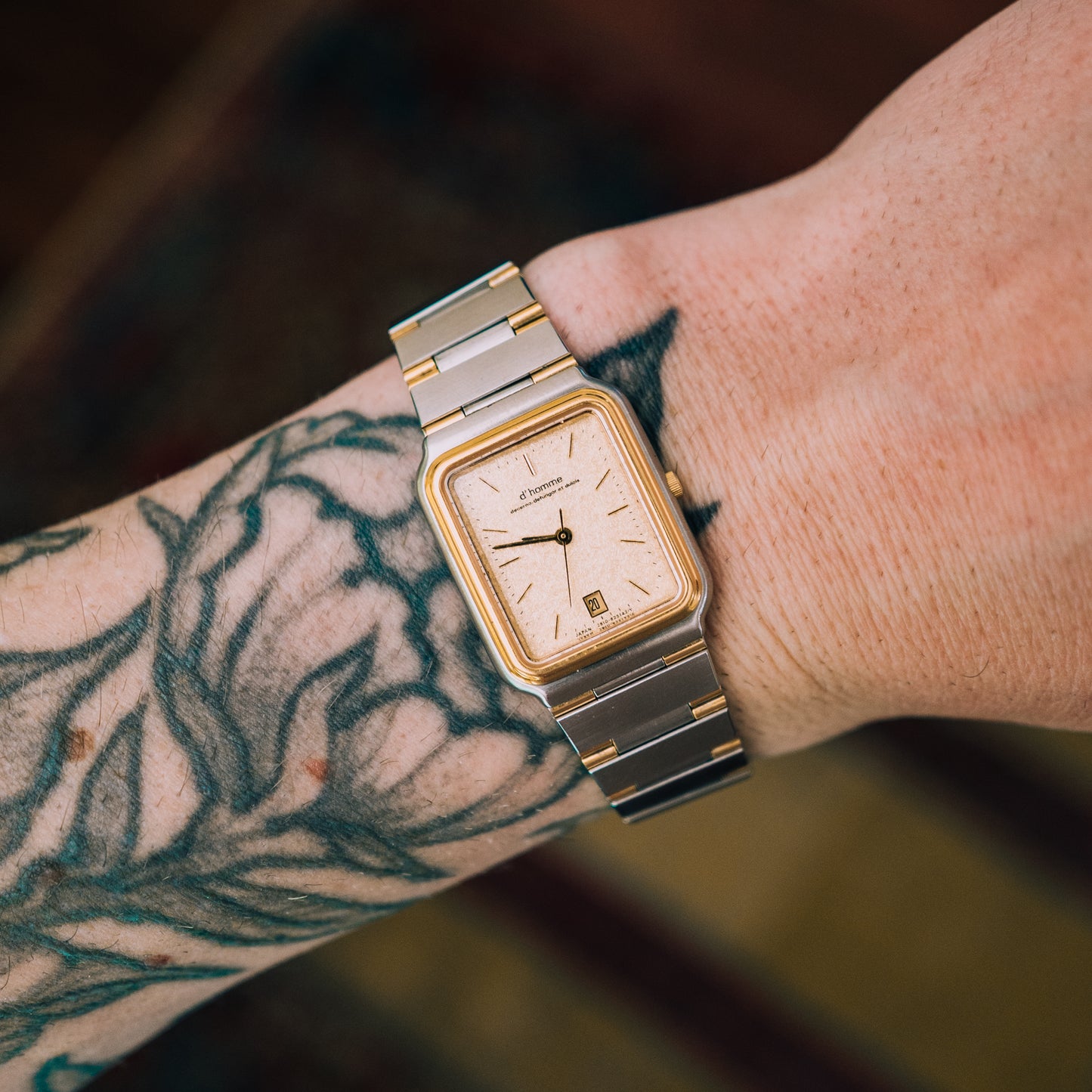 D'Homme Quartz - dial view