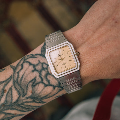Orient Chandor on wrist - side profile