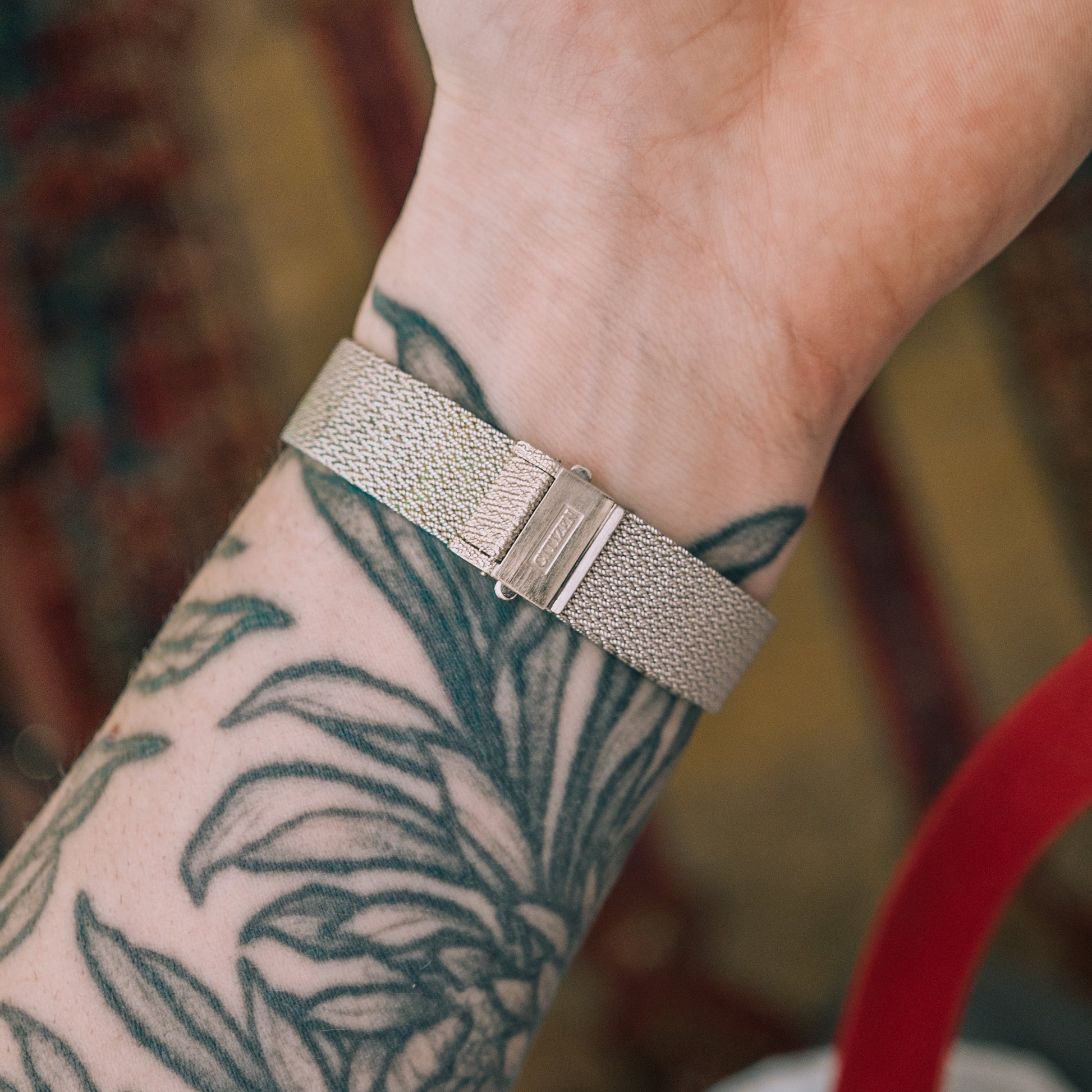 Citizen Tigers Eye Dial - clasp detail