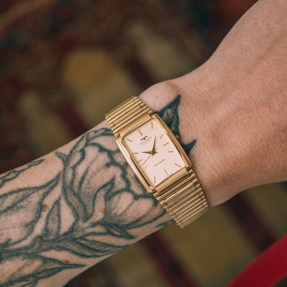 Technos Borazon on wrist - dial view