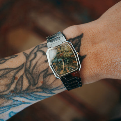 Technos Green Serpentine - wrist shot front
