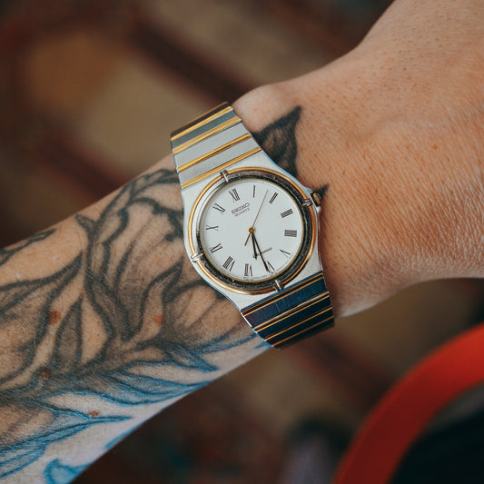 Seiko Chronos - dial wrist shot