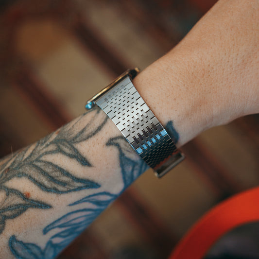 Seiko Dolce Larvikite Dial - bracelet side view