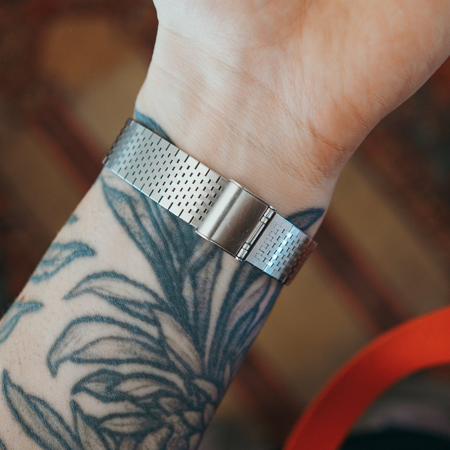 Seiko Dolce Larvikite Dial - clasp detail