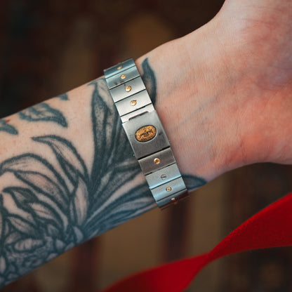 Technos Quartz bracelet clasp detail
