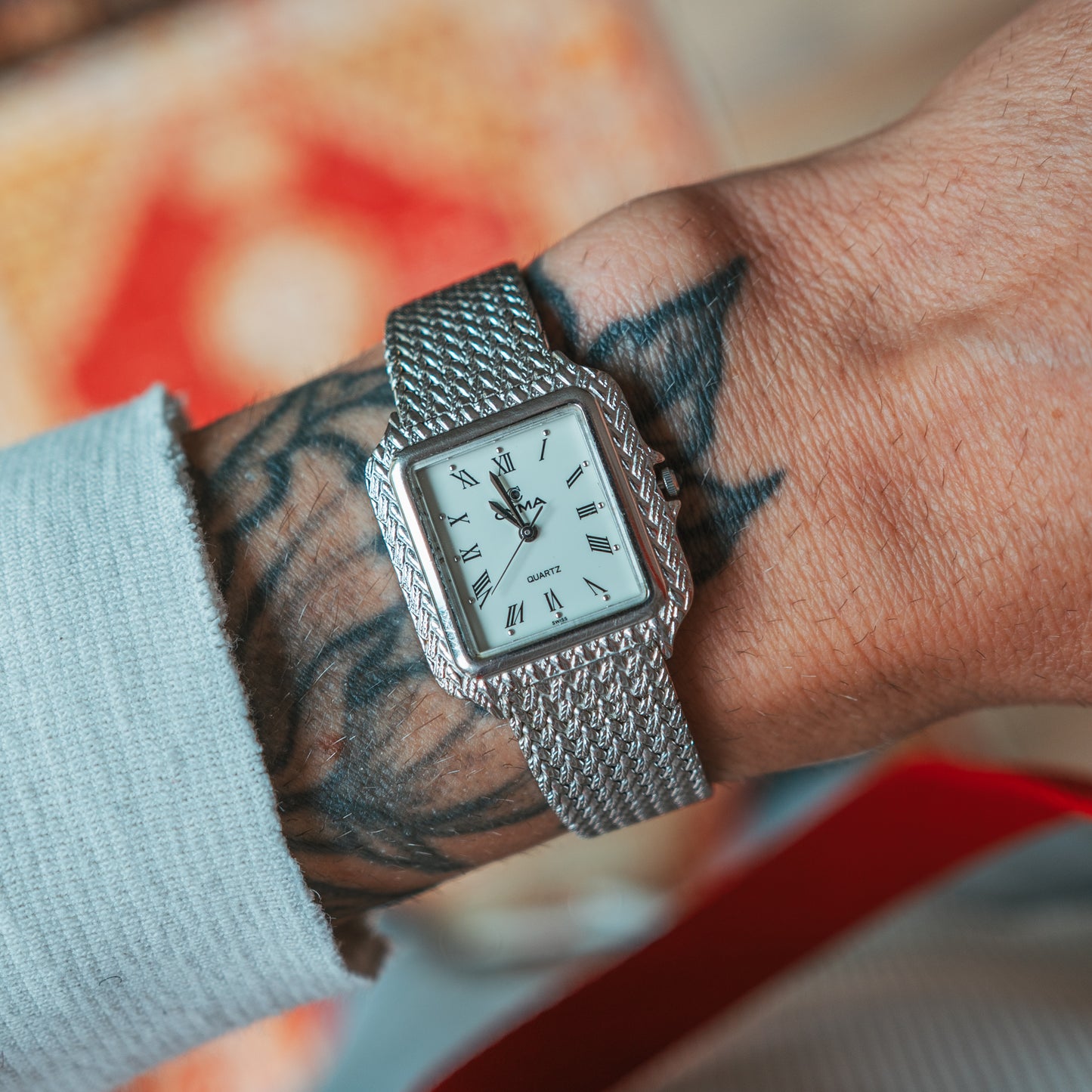 CYMA Woven Glory Quartz wrist shot